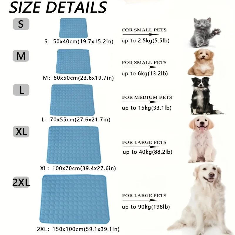 Tapis rafraîchissant d’été pour chiens & chats