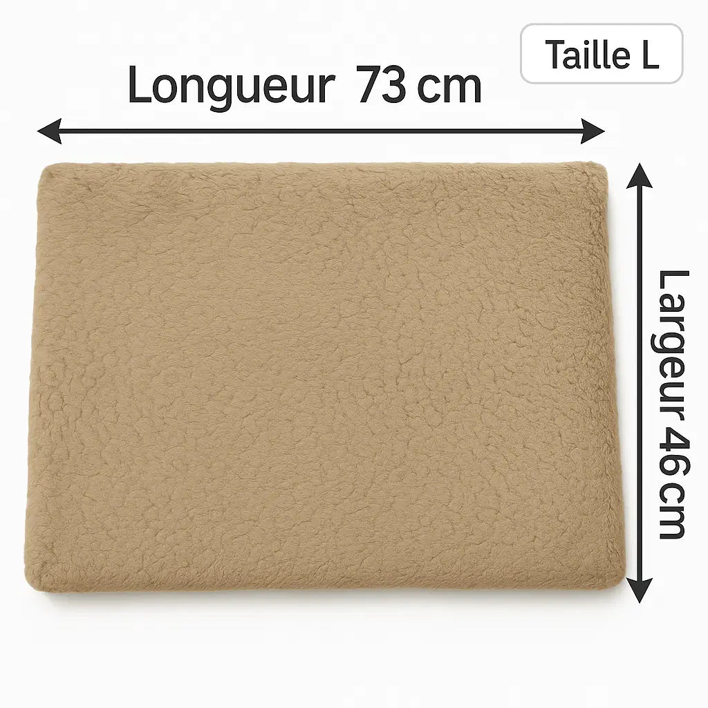 Lit orthopédique pour chien – mousse 3D, housse lavable, imperméable