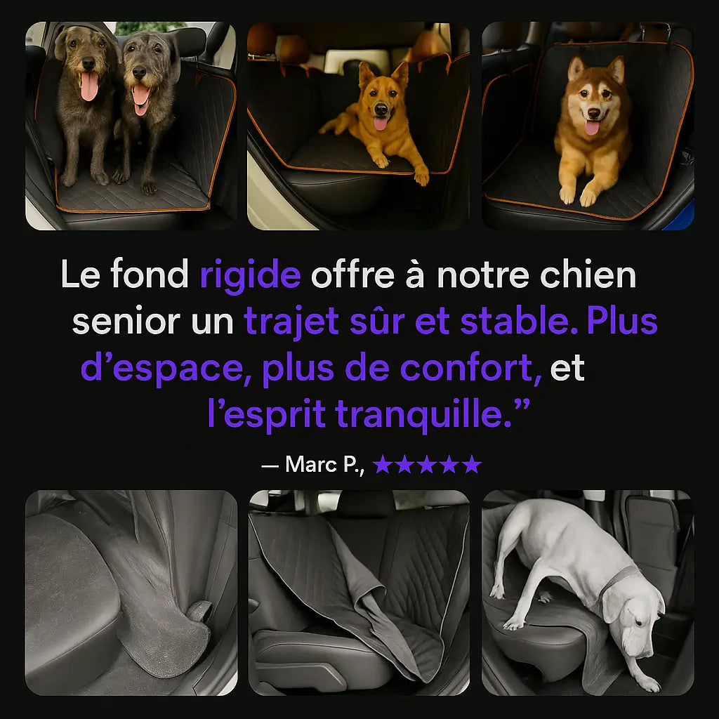 Housse de siège imperméable & antidérapante