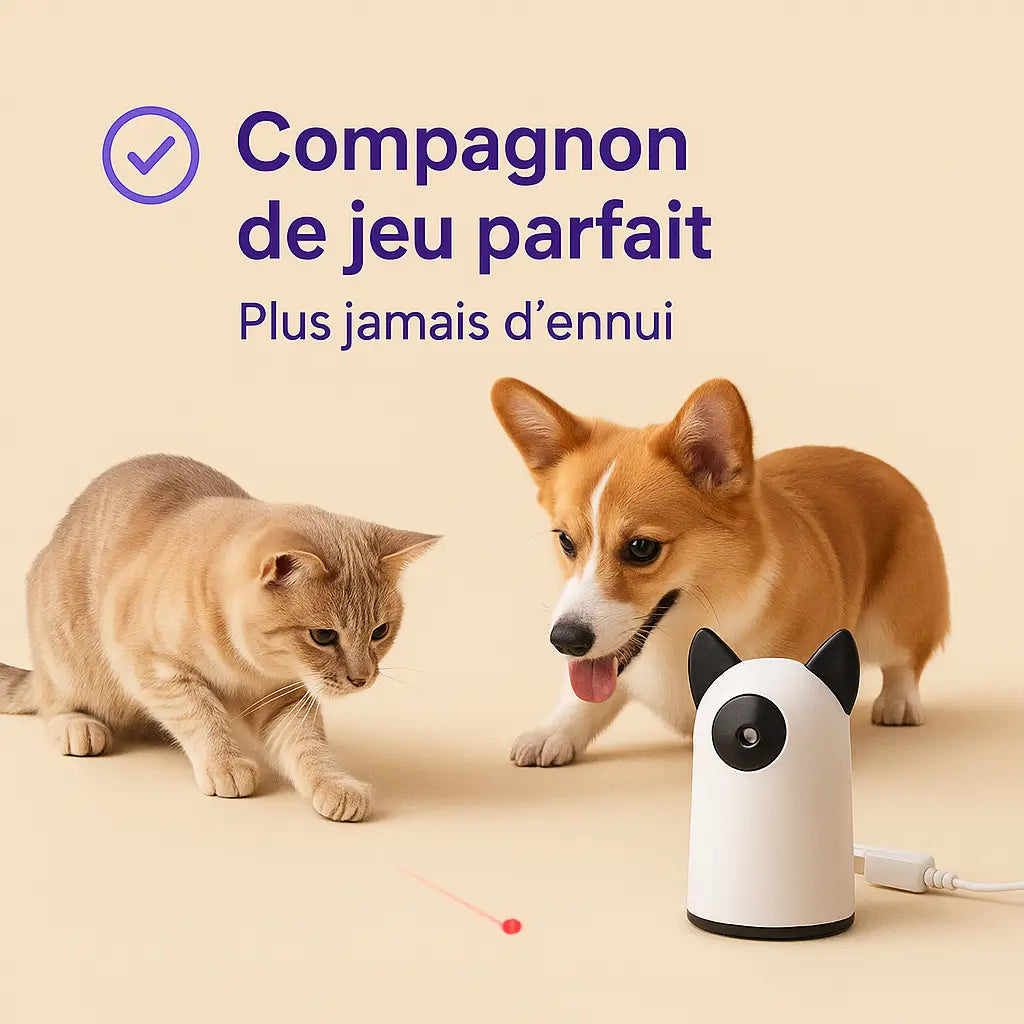 Panolaser™ Jouet Laser Interactif pour chat