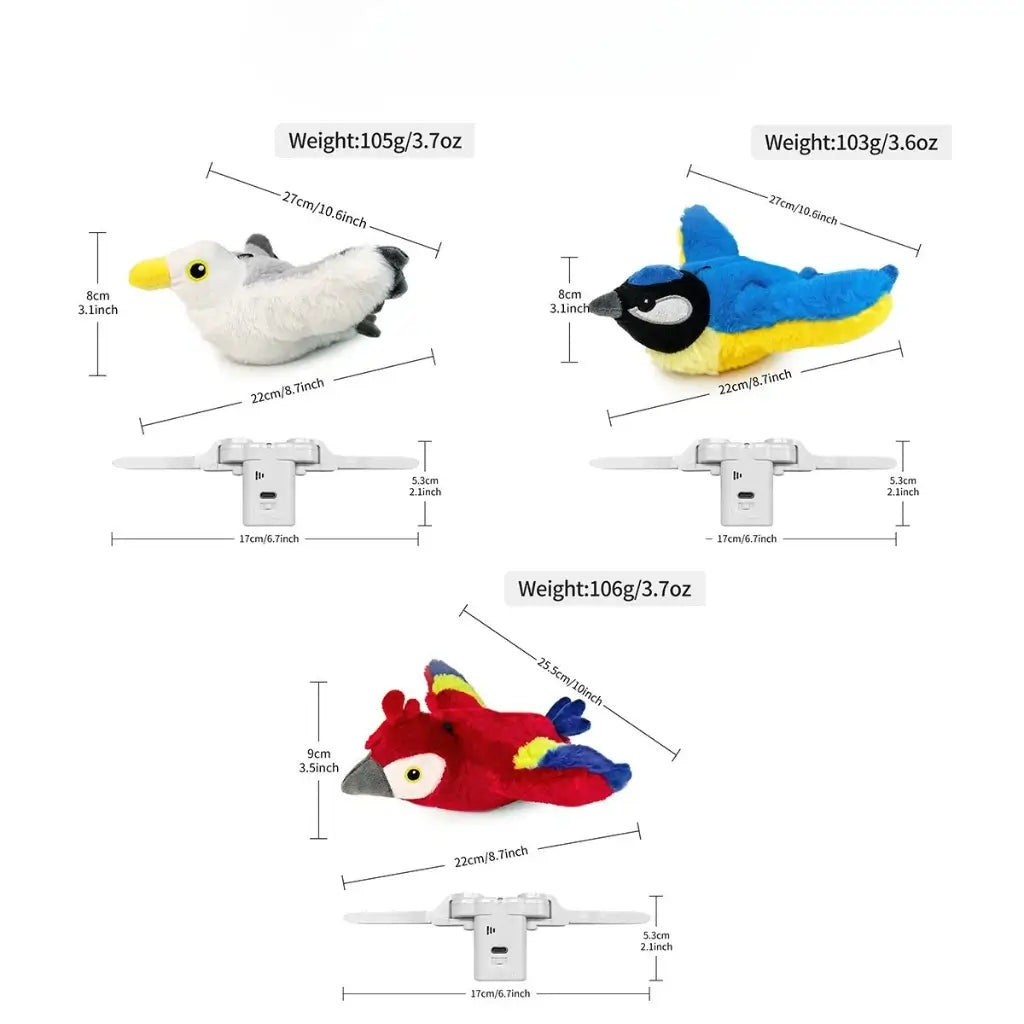 Oiseau Interactif à Battements d’Ailes