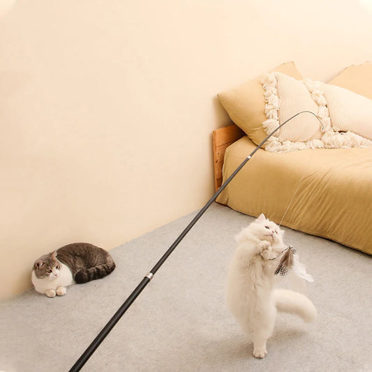 Perche de jeu anti-ennui pour chat