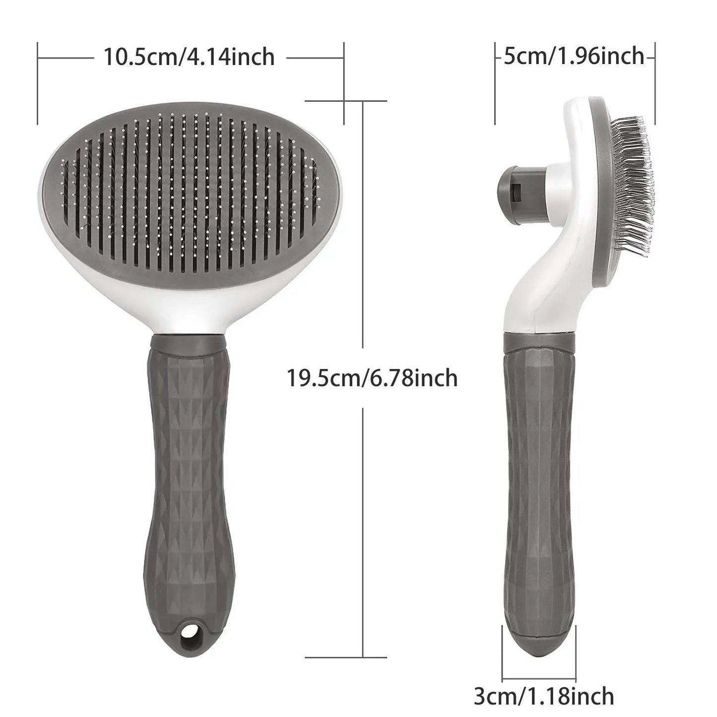 Brosse Anti-Poils 2-en-1 Chien & Chat