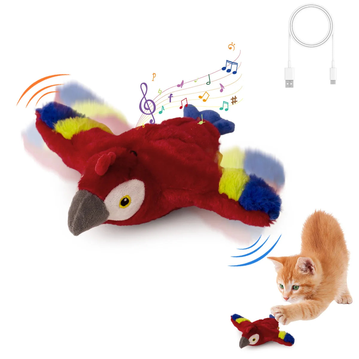 Oiseau Interactif à Battements d’Ailes