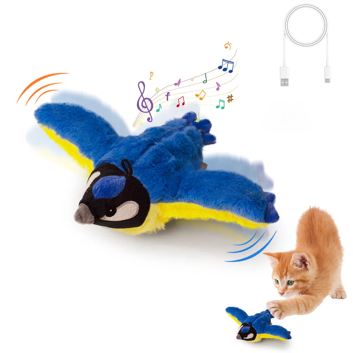 Oiseau Interactif à Battements d’Ailes