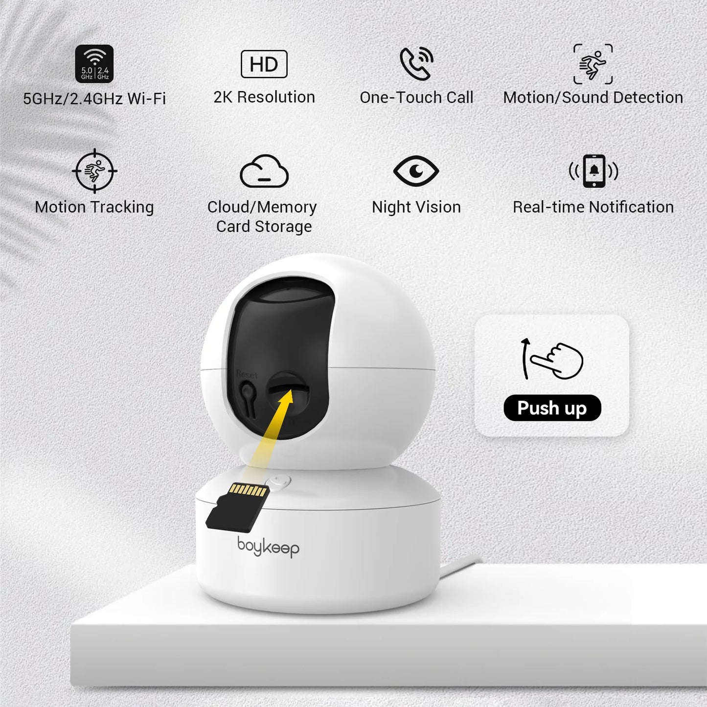 Caméra de surveillance intérieure intelligente
