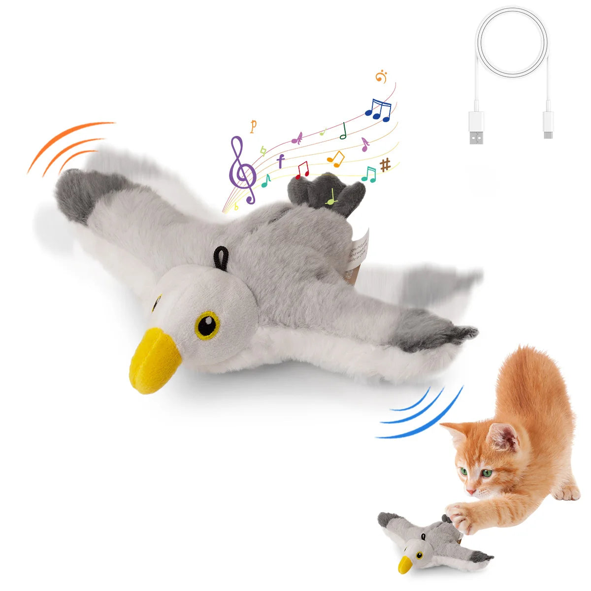 Oiseau Interactif à Battements d’Ailes