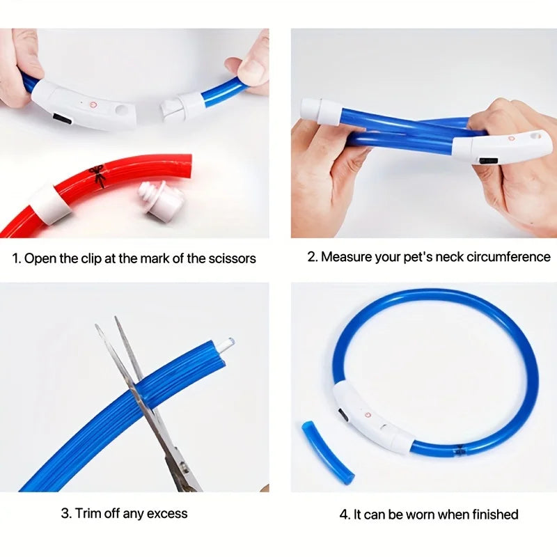 Collier Lumineux LED â Rechargeable USB