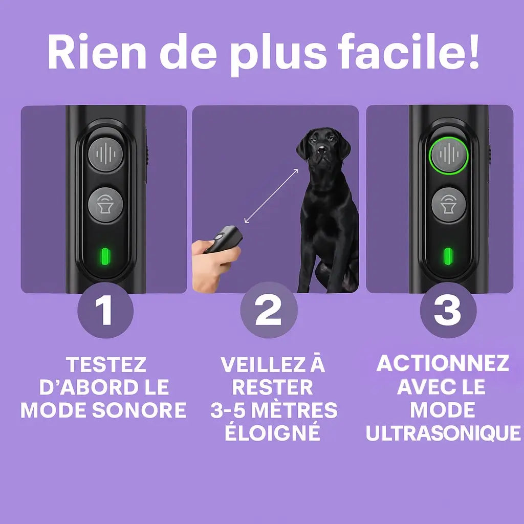 ZenBark™ Appareil Anti-Aboiement