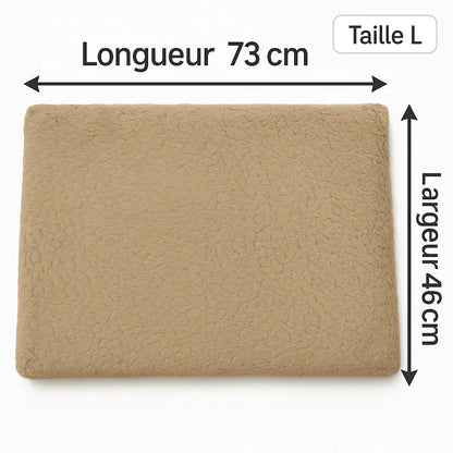 Lit orthopédique pour chien – mousse 3D, housse lavable, imperméable